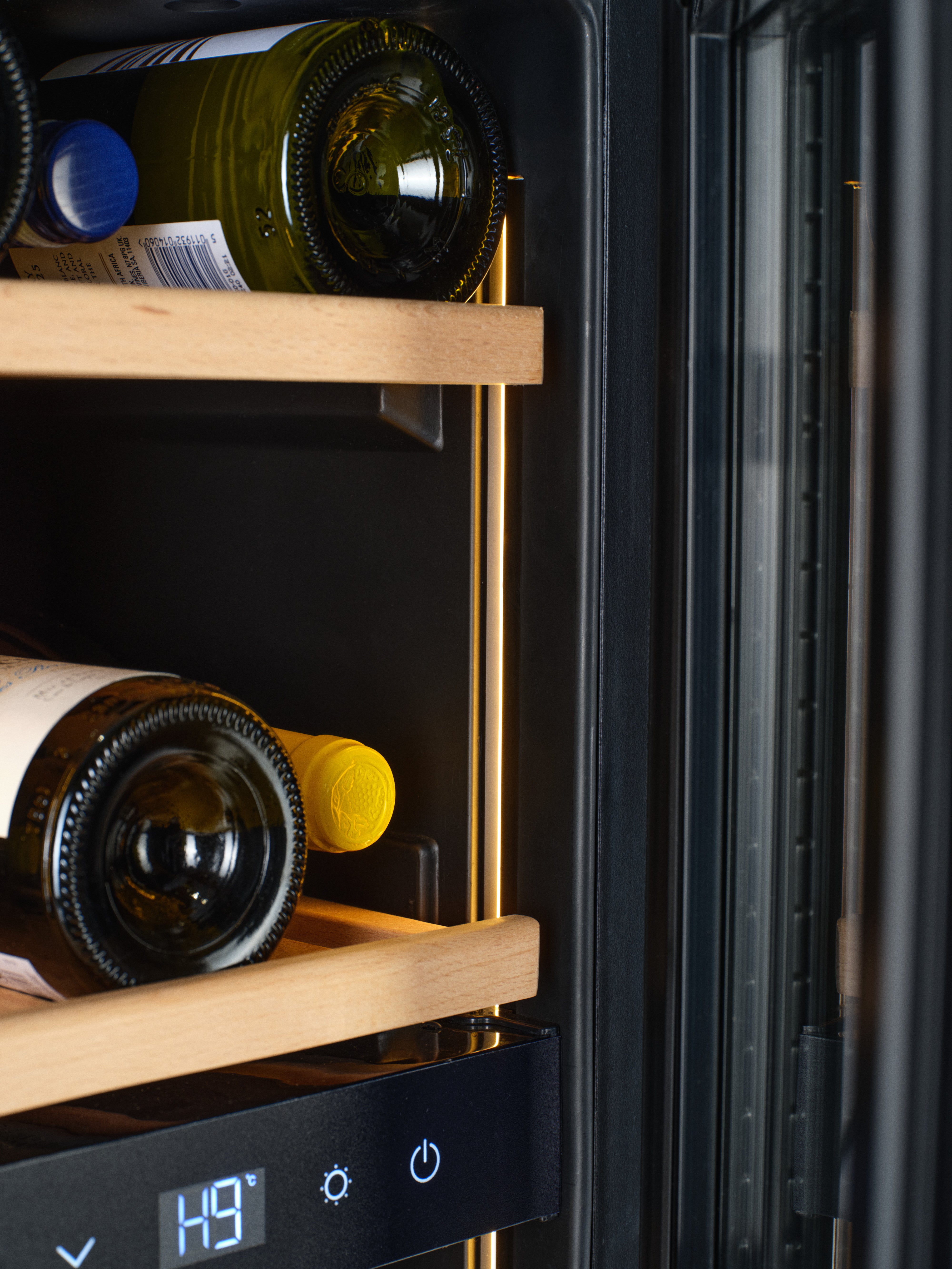 W34-SSH - Wijnkoelkast - 36 flessen - Roestvrij staal