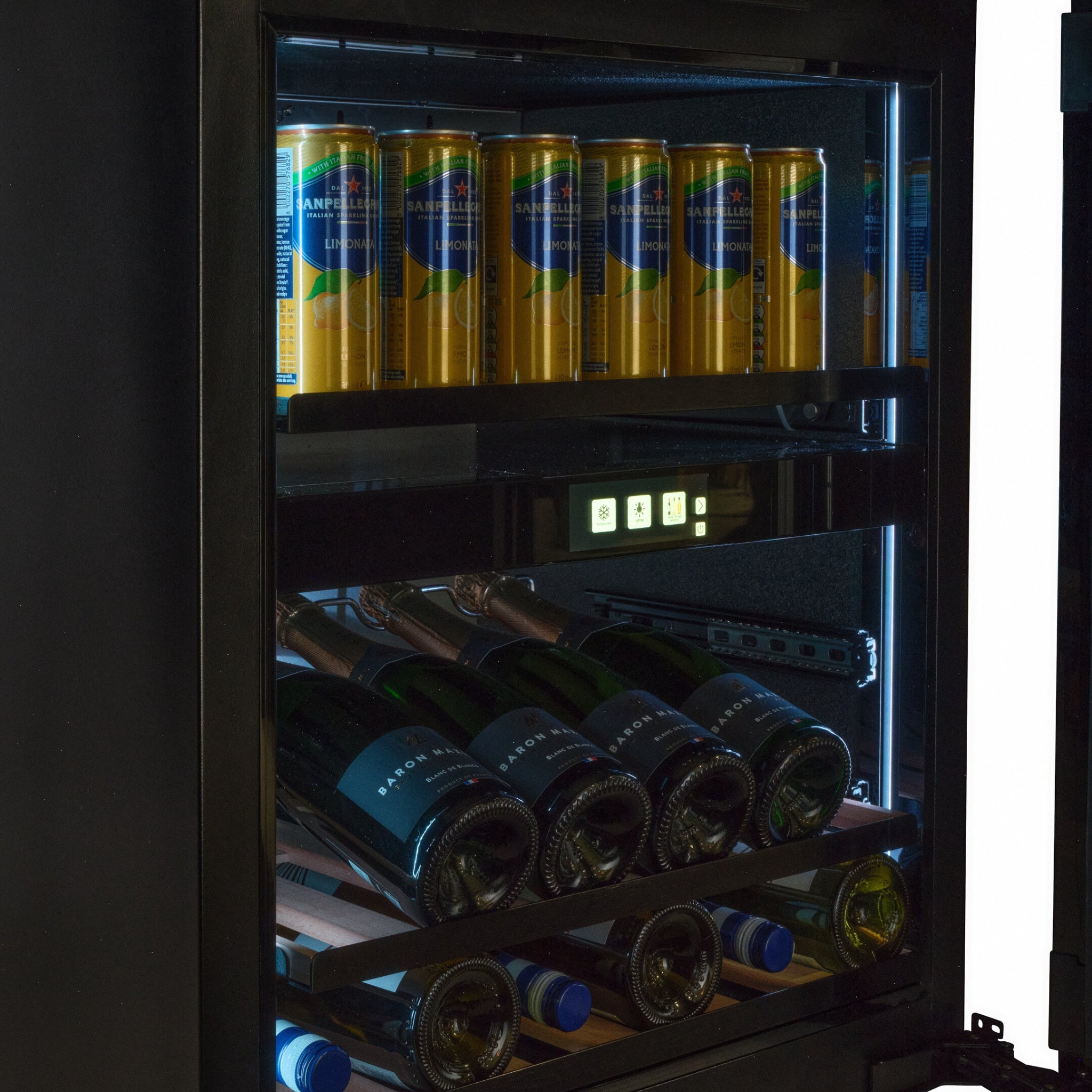 WBV36PANEL-TO - Panel Ready Beverage Centre - 22 Bottle/44 Cans - Push2open