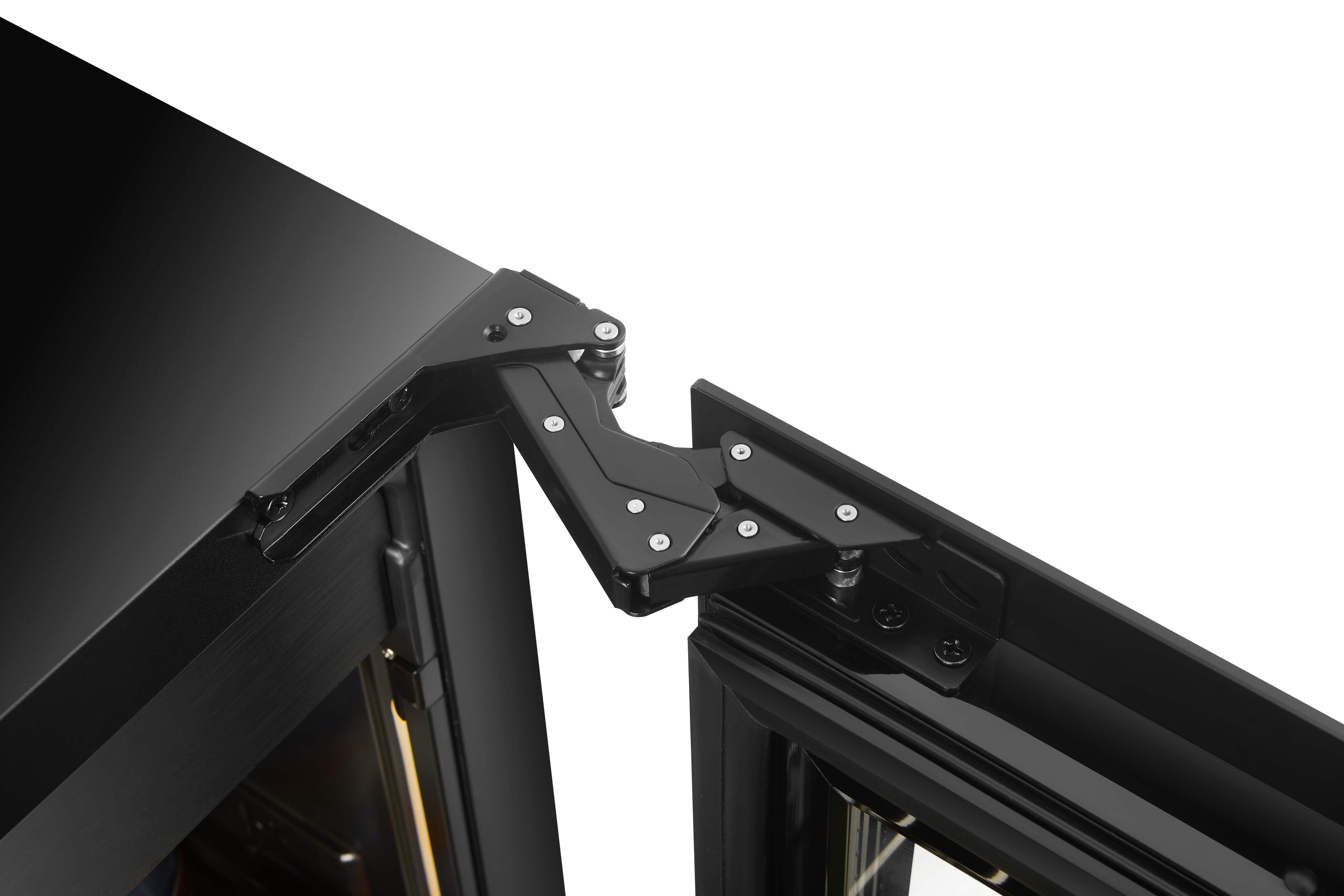 BV122S-BLACK - 336L / 315 blikjes drankkoelkast