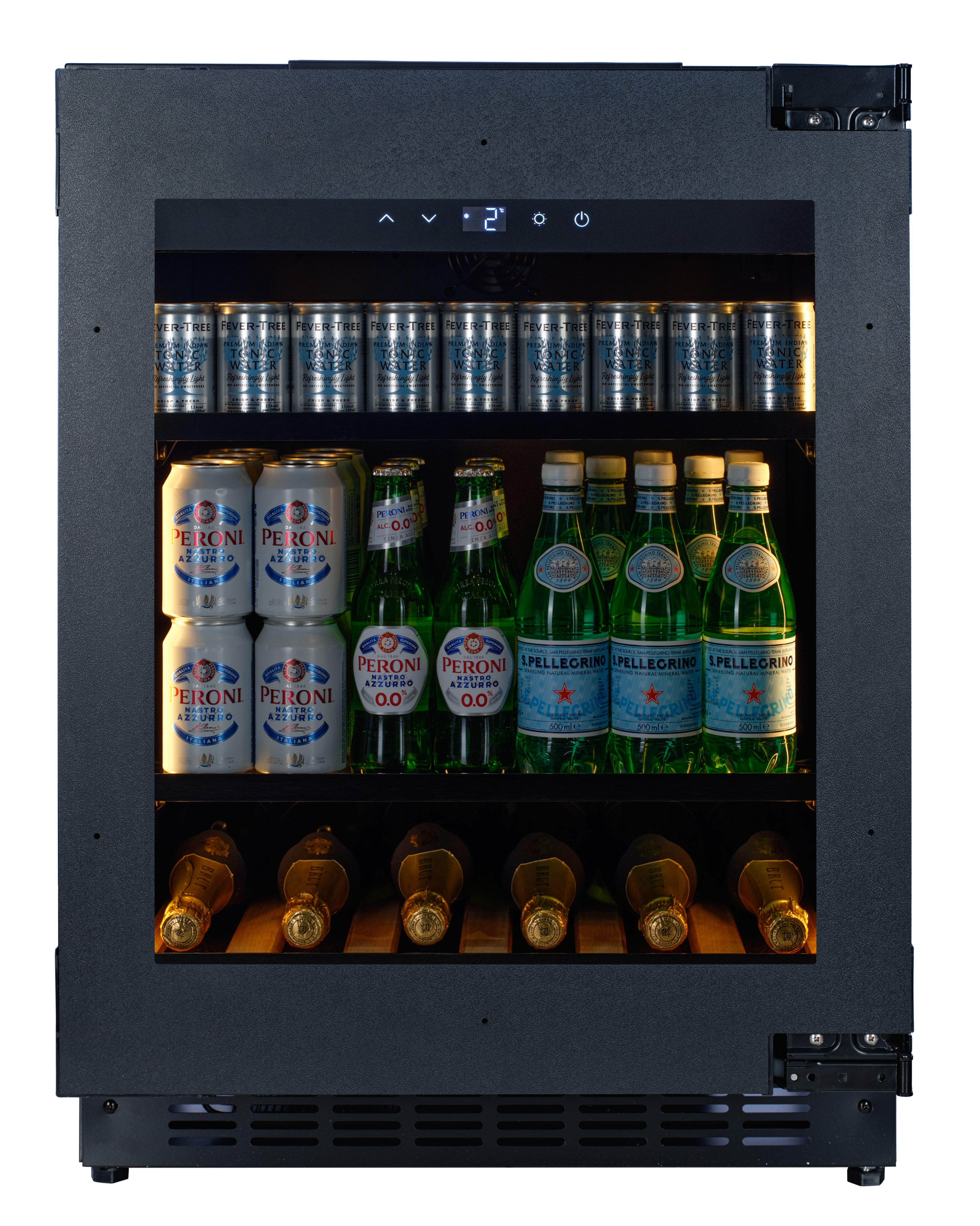 BV34PANEL-TO - Paneelklare drankenkoelkast - 118L - Push2open
