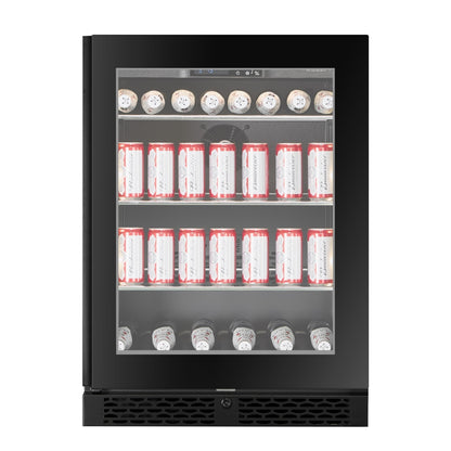 BV46S-BLACK - 127L / 141 Can Beverage Fridge