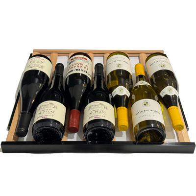 Houten plank met zwarte rand - W122 - FWS122 - W93 - FWS93 - koelkasten - CE122-BGDY-BLACK