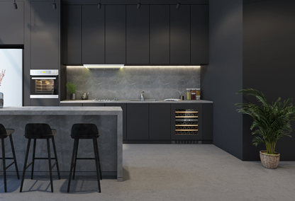 W34PANEL-TO - Paneelklare wijnkoelkast - 36 flessen - Push2open