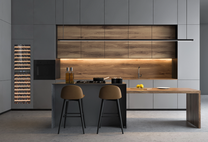 W96PANEL-TO - Push 2 Open Geïntegreerde Wijnkoelkast - 255L - Paneel gereed