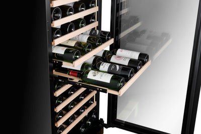 WBV122S-BLACK - Combinatiekoelkast voor wijn en dranken