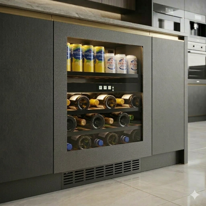 WBV36PANEL-TO - Panel Ready Beverage Centre - 22 Bottle/44 Cans - Push2open