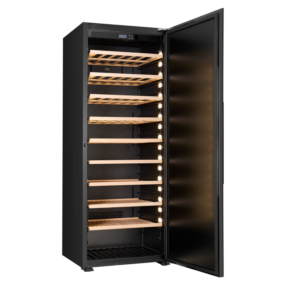 W300S-BLACK - 249 bottle wine storage cabinet