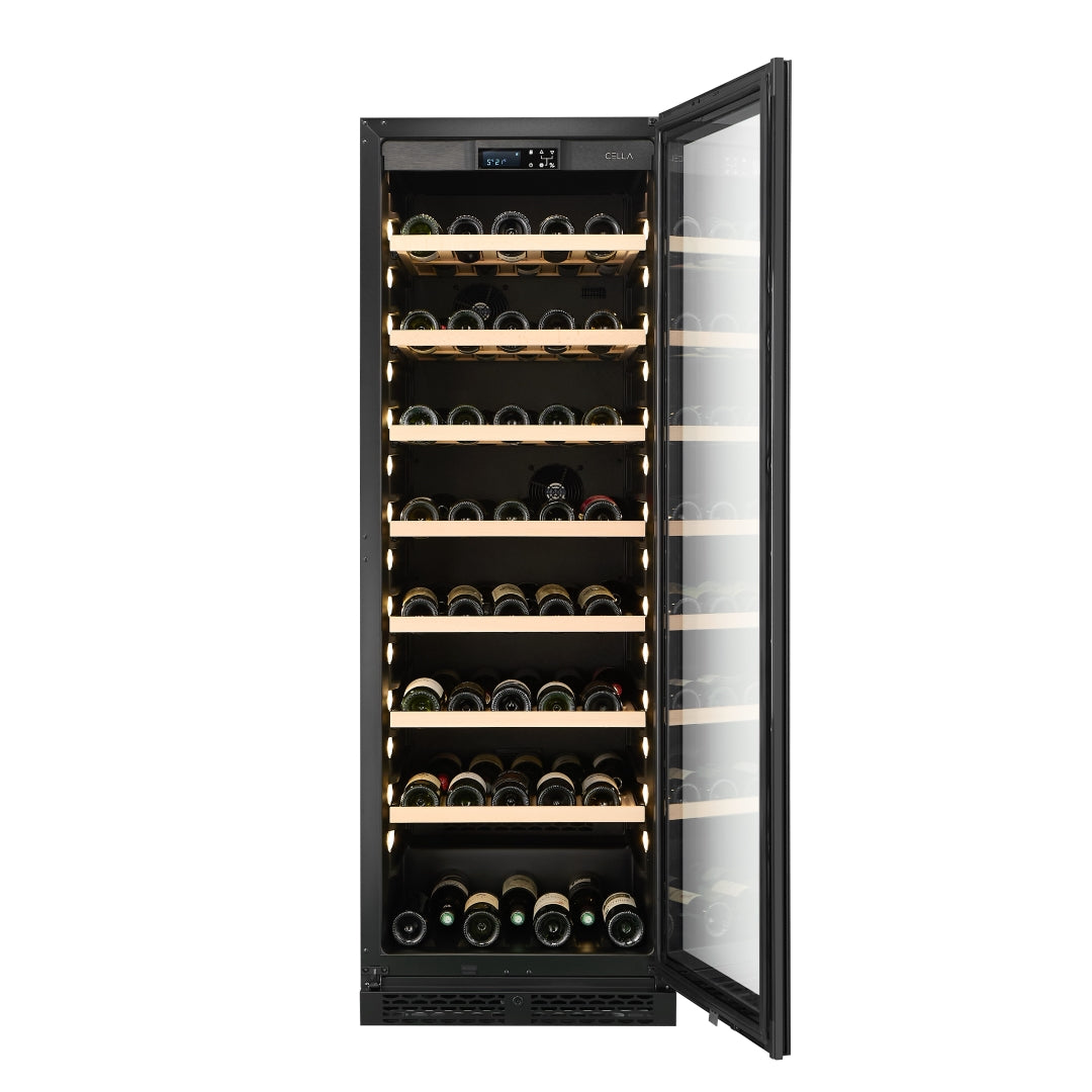 W163S-BLACK - 151 Bottle Wine Fridge