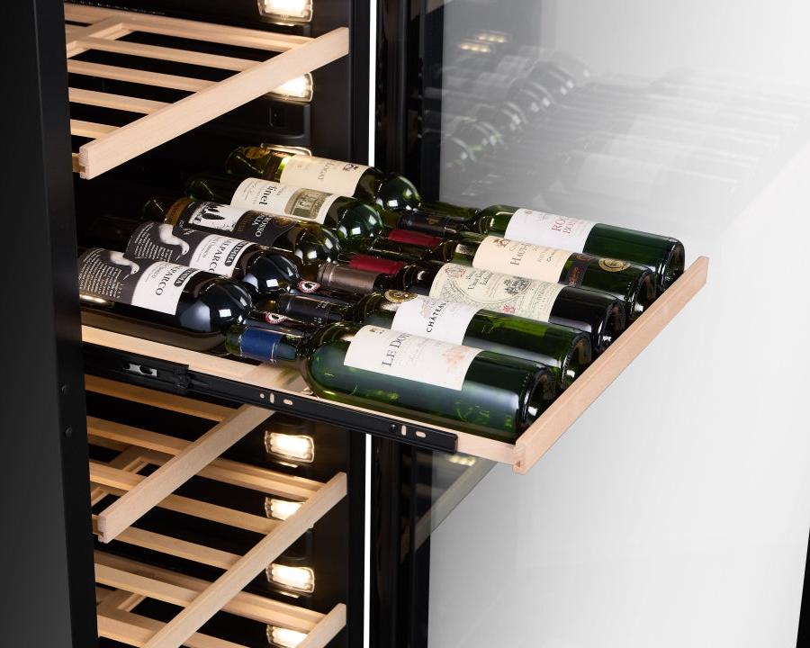 W163S-BLACK - 151 Bottle Wine Fridge