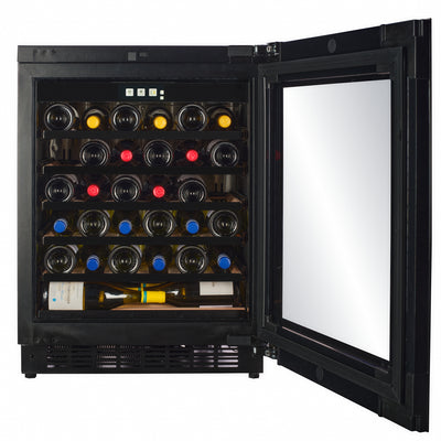 W30PANEL-TO – 450 mm diep – wijnkoelkast voor inbouw – 33 flessen – Push2open