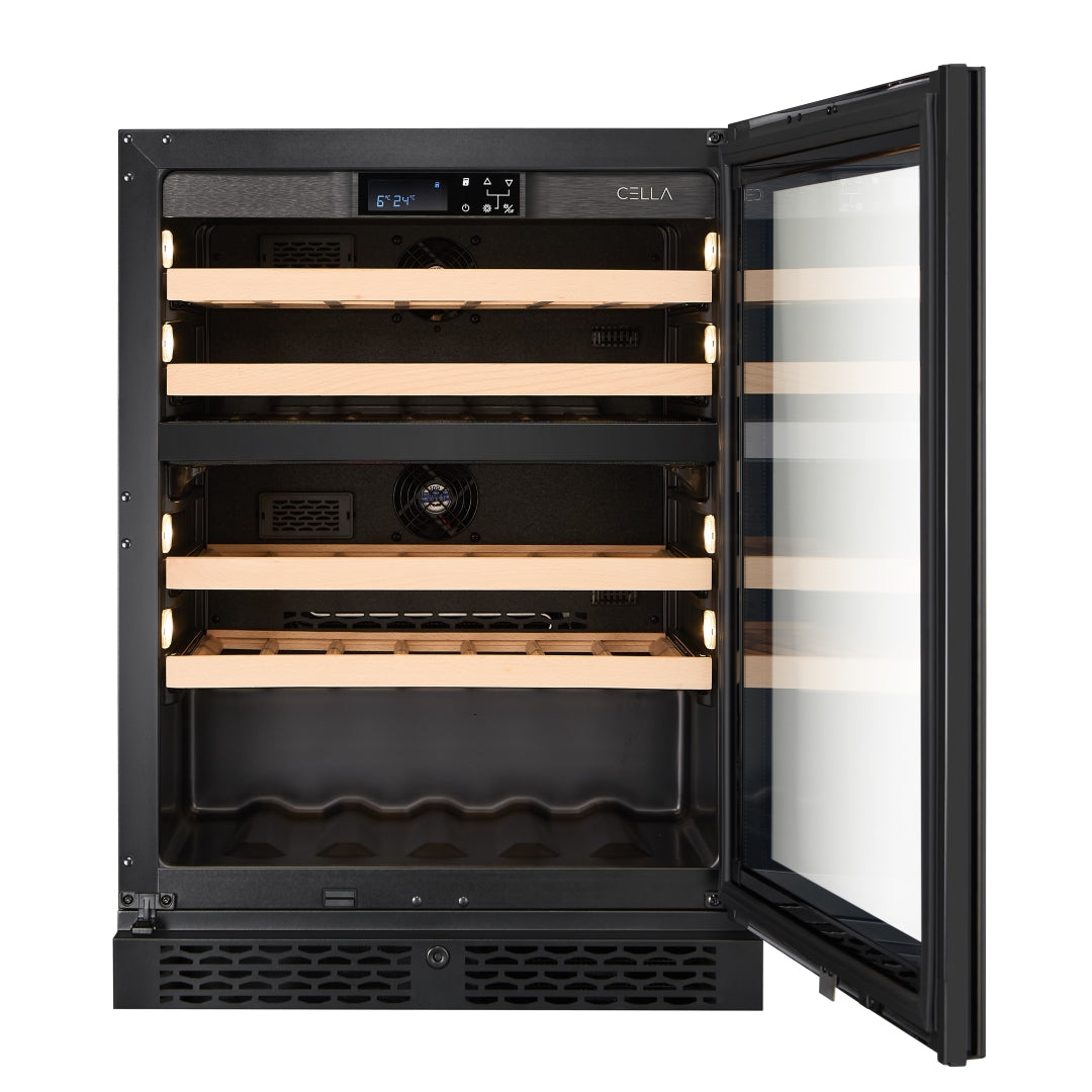 W39D-BLACK - 39 Bottle Wine Fridge