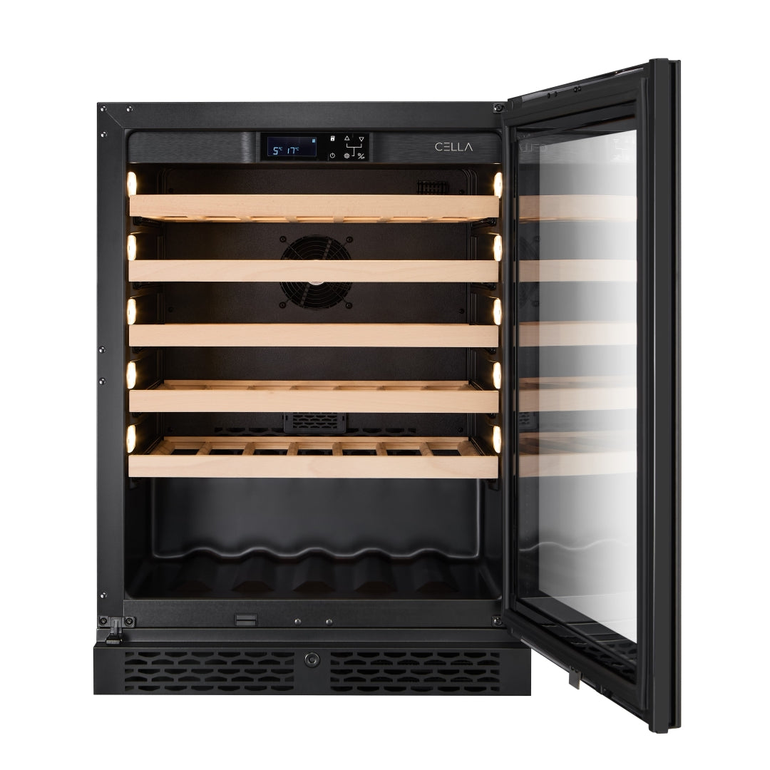 W46S-BLACK - 46 Bottle Wine Fridge