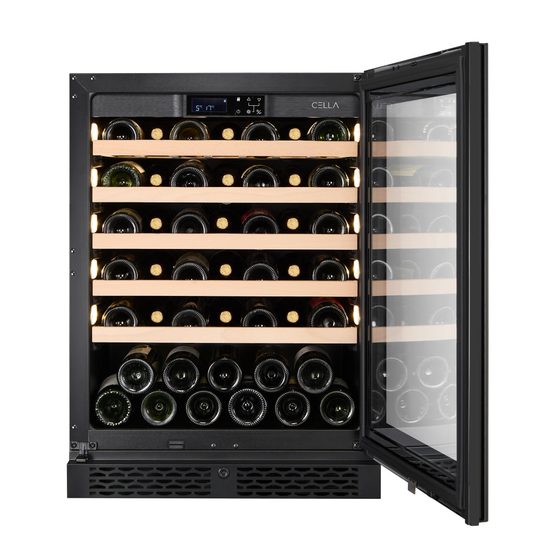 W46S-BLACK - 46 Bottle Wine Fridge