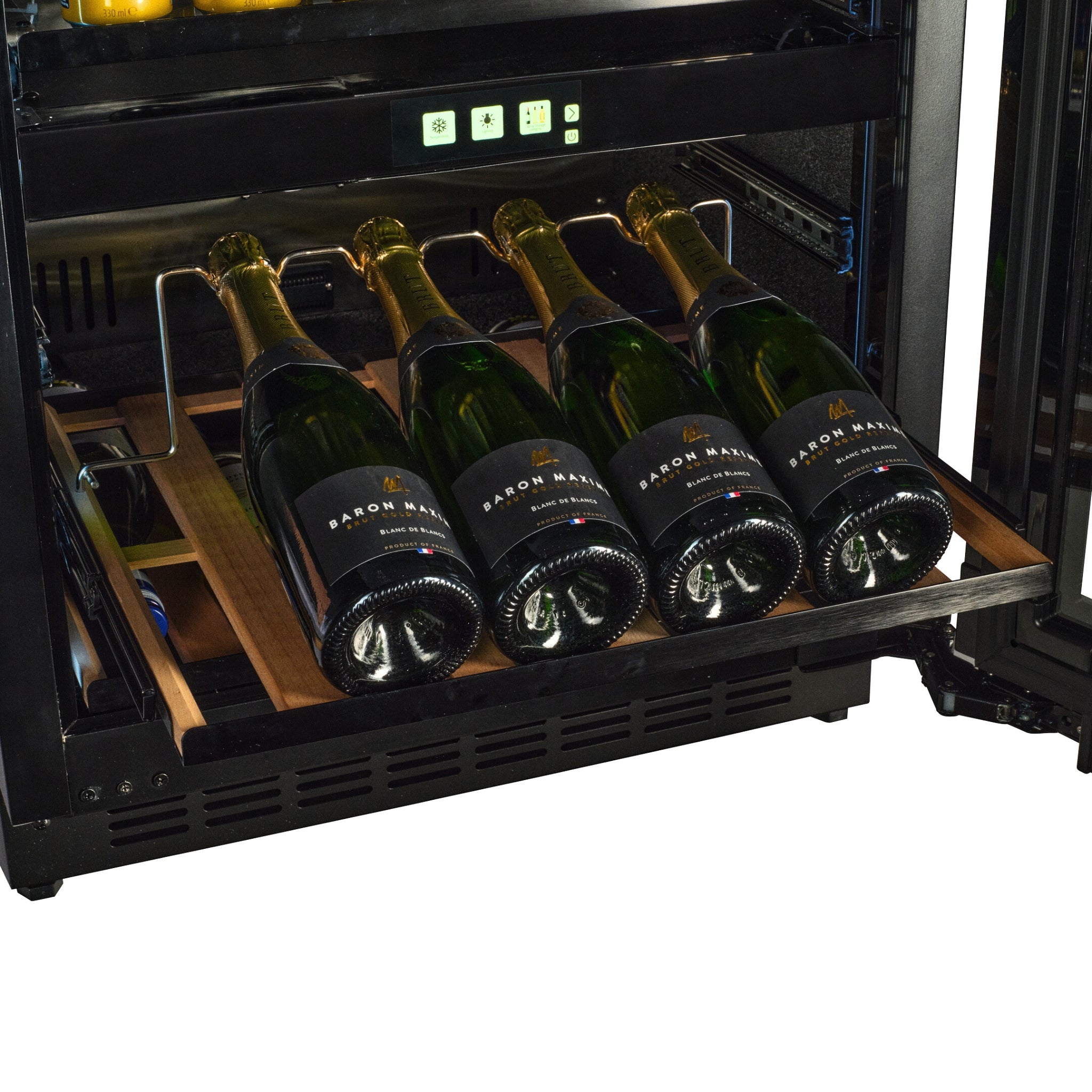 WBV36PANEL-TO - Panel Ready Beverage Centre - 22 Bottle/44 Cans - Push2open