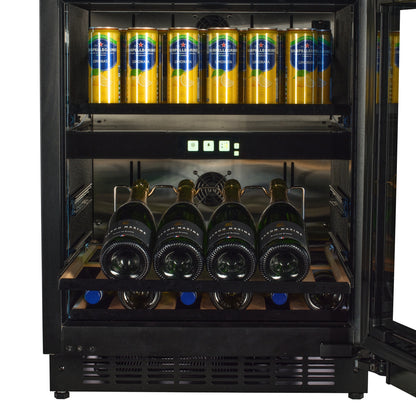 WBV36PANEL-TO - Panel Ready Beverage Centre - 22 Bottle/44 Cans - Push2open