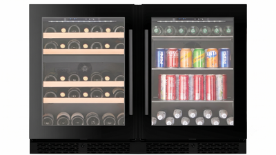 WBV46D-BLACK - Combinatiekoelkast voor wijn en dranken